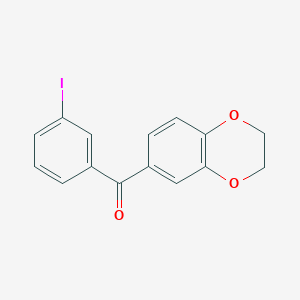 3,4-(Ethylenedioxy)-3'-iodobenzophenoneͼƬ