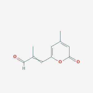 (E)-2-Methyl-3-(4-methyl-2-oxo-2H-pyran-6-yl)propenalͼƬ