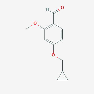 4-(Cyclopropylmethoxy)-2-methoxybenzaldehydeͼƬ