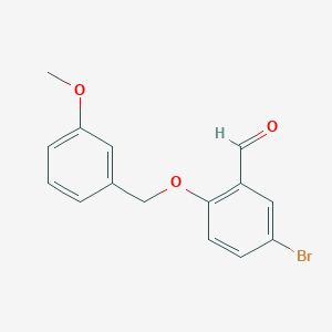 5-bromo-2-[(3-methoxybenzyl)oxy]benzaldehydeͼƬ