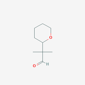 2-methyl-2-(oxan-2-yl)propanalͼƬ