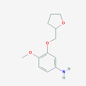 4-methoxy-3-(oxolan-2-ylmethoxy)anilineͼƬ