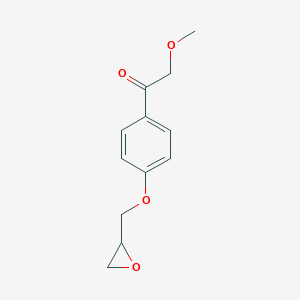 2-Methoxy-1-[4-(oxiranylmethoxy)phenyl]ethanoneͼƬ