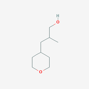 2-Methyl-3-(oxan-4-yl)propan-1-olͼƬ