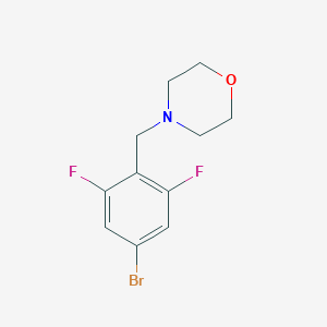 4-[(4-Bromo-2,6-difluorophenyl)methyl]morpholineͼƬ