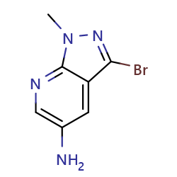 3-bromo-1-methyl-1H-pyrazolo[3,4-b]pyridin-5-amineͼƬ