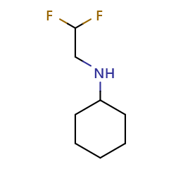 N-(2,2-difluoroethyl)cyclohexanamineͼƬ