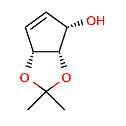 (3aS,4S,6aR)-2,2-dimethyl-2H,3aH,4H,6aH-cyclopenta[d][1,3]dioxol-4-olͼƬ