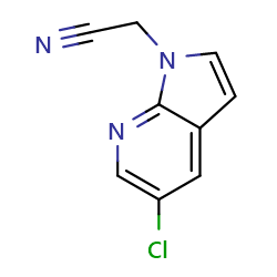 2-{5-chloro-1H-pyrrolo[2,3-b]pyridin-1-yl}acetonitrileͼƬ