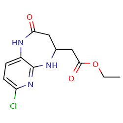 ethyl2-{7-chloro-2-oxo-1H,2H,3H,4H,5H-pyrido[2,3-b][1,4]diazepin-4-yl}acetateͼƬ