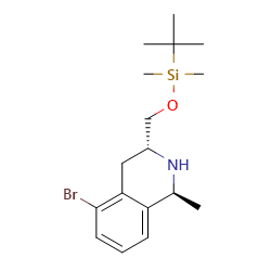 [(1S,3R)-5-bromo-1-methyl-1,2,3,4-tetrahydroisoquinolin-3-yl]methoxy-tert-butyl-dimethyl-silaneͼƬ