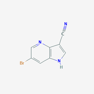 6-bromo-1H-pyrrolo[3,2-b]pyridine-3-carbonitrileͼƬ