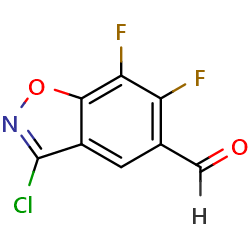 3-chloro-6,7-difluoro-1,2-benzoxazole-5-carbaldehydeͼƬ