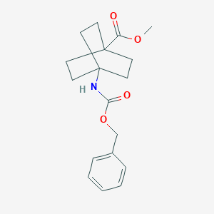 Methyl4-(((benzyloxy)carbonyl)amino)bicyclo[2,2,2]octane-1-carboxylateͼƬ