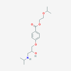 2-?(1-?Methylethoxy)?ethyl ester-4-?[2-?hydroxy-?3-?[(1-?methylethyl)?amino]?propoxy]? benzoic AcidͼƬ