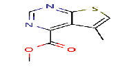 methyl5-methylthieno[2,3-d]pyrimidine-4-carboxylateͼƬ