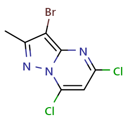 3-bromo-5,7-dichloro-2-methyl-pyrazolo[1,5-a]pyrimidineͼƬ