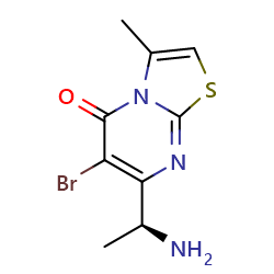 7-[(1S)-1-aminoethyl]-6-bromo-3-methyl-5H-[1,3]thiazolo[3,2-a]pyrimidin-5-oneͼƬ