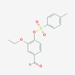 2-ethoxy-4-formylphenyl 4-methylbenzene-1-sulfonateͼƬ