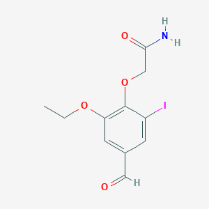 2-(2-ethoxy-4-formyl-6-iodophenoxy)acetamideͼƬ