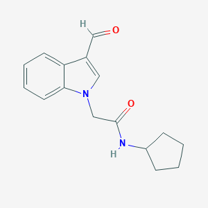 N-Cyclopentyl-2-(3-formyl-indol-1-yl)-acetamideͼƬ