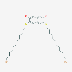 2,7-Dimethoxy-3,6-bis(12-bromododecylthio)-naphthaleneͼƬ