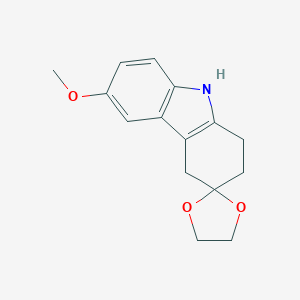 6-Methoxy-1,2,4,9-tetrahydrospiro[carbazole-3,2'-[1,3]dioxolane]ͼƬ