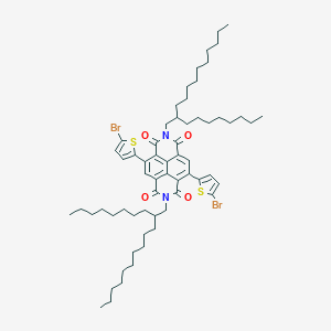 4,9-Bis(5-bromo-2-thienyl)-2,7-bis(2-octyldodecyl)-benzo[lmn][3,8]phenanthroline-1,3,6,8(2H,7H)-tetroneͼƬ