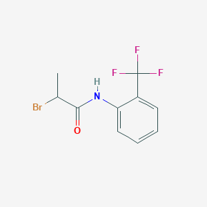 2-Bromo-N-[2-(trifluoromethyl)phenyl]propanamideͼƬ