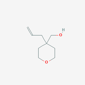 (4-Allyl-tetrahydro-2H-pyran-4-yl)methanolͼƬ