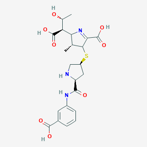 (S,2S,3R)-5-Carboxy-4-[[(3S,5S)-5-[[(3-carboxyphenyl)amino]carbonyl]-3-pyrrolidinyl]thio]-3,4-dihydro--[(1R)-1-hydroxyethyl]-3-methyl-2H-pyrrole-2-acetic Acid Trisodium SaltͼƬ