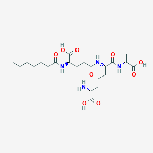 N-[(R)-6-Carboxy-N2-[N-(1-oxoheptyl)-D--glutamyl]-L-lysyl]-D-alanineͼƬ