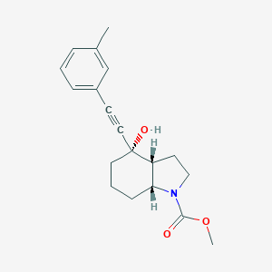 methyl(3aR,4S,7aR)-4-hydroxy-4-(m-tolylethynyl)octahydro-1H-indole-1-carboxylateͼƬ