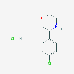 3-(4-Chlorophenyl)morpholine hydrochlorideͼƬ