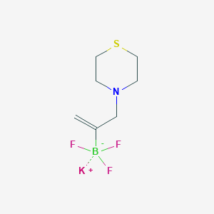 Potassium 3-(4-Thiomorpholino)prop-1-ene-2-yltrifluoroborateͼƬ