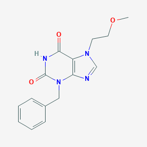 3-Benzyl-7-(2-methoxyethyl)-2,3,6,7-tetrahydro-1H-purine-2,6-dioneͼƬ