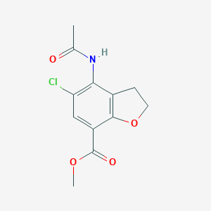 methyl5-chloro-4-acetamido-2,3-dihydro-1-benzofuran-7-carboxylateͼƬ