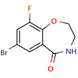 7-bromo-9-fluoro-2,3,4,5-tetrahydro-1,4-benzoxazepin-5-oneͼƬ