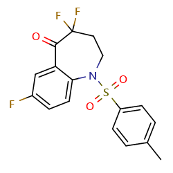 4,4,7-trifluoro-1-(4-methylbenzenesulfonyl)-2,3,4,5-tetrahydro-1H-1-benzazepin-5-oneͼƬ