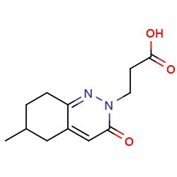 3-(6-methyl-3-oxo-2,3,5,6,7,8-hexahydrocinnolin-2-yl)propanoicacidͼƬ