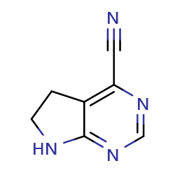 5H,6H,7H-pyrrolo[2,3-d]pyrimidine-4-carbonitrileͼƬ