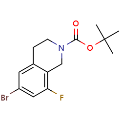 tert-butyl6-bromo-8-fluoro-1,2,3,4-tetrahydroisoquinoline-2-carboxylateͼƬ