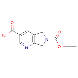 6-[(tert-butoxy)carbonyl]-5H,6H,7H-pyrrolo[3,4-b]pyridine-3-carboxylicacidͼƬ