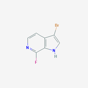 3-bromo-7-fluoro-1H-pyrrolo[2,3-c]pyridineͼƬ