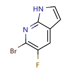 6-bromo-5-fluoro-1H-pyrrolo[2,3-b]pyridineͼƬ