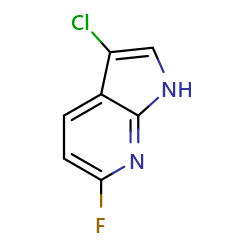 3-chloro-6-fluoro-1H-pyrrolo[2,3-b]pyridineͼƬ