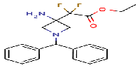 ethyl2-(3-amino-1-benzhydryl-azetidin-3-yl)-2,2-difluoro-acetateͼƬ