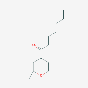 1-(2,2-dimethyloxan-4-yl)heptan-1-oneͼƬ