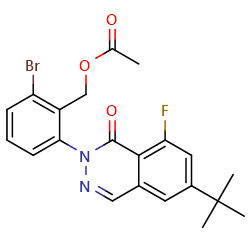 [2-bromo-6-(6-tert-butyl-8-fluoro-1-oxo-1,2-dihydrophthalazin-2-yl)phenyl]methylacetateͼƬ