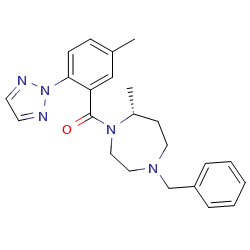 (5R)-1-benzyl-5-methyl-4-[5-methyl-2-(2H-1,2,3-triazol-2-yl)benzoyl]-1,4-diazepaneͼƬ